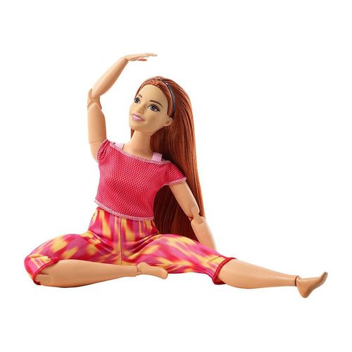 Boneca Barbie Articulada - Feita Para Mexer - Yoga - Ruiva - Mattel