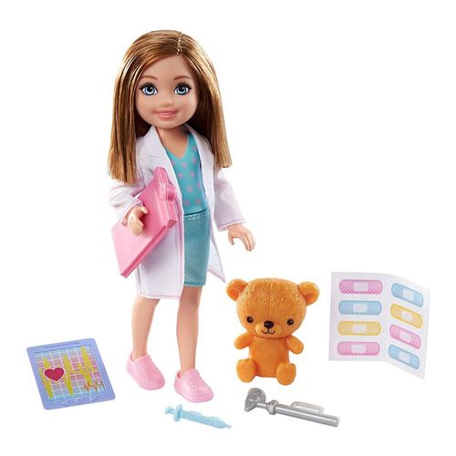 Boneca Barbie - Chelsea Profissões - Médica - Mattel