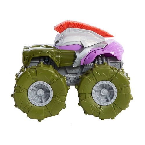 Carrinho Hot Wheels - 1:43 - Monster Trucks - Twisted Tredz - Hulk Gladiador - Marvel - Mattel