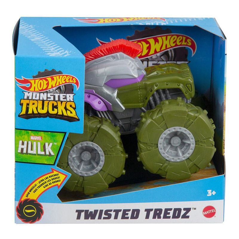 GVK37_GVK42_Carrinho_Hot_Wheels_143_Monster_Trucks_Twisted_Tredz_Hulk_Gladiador_Marvel_Mattel_4