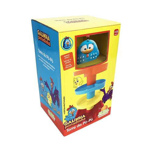 Brinquedo Pedagógico - Torre da Pó Pó - Galinha Pintadinha - Yes Toys