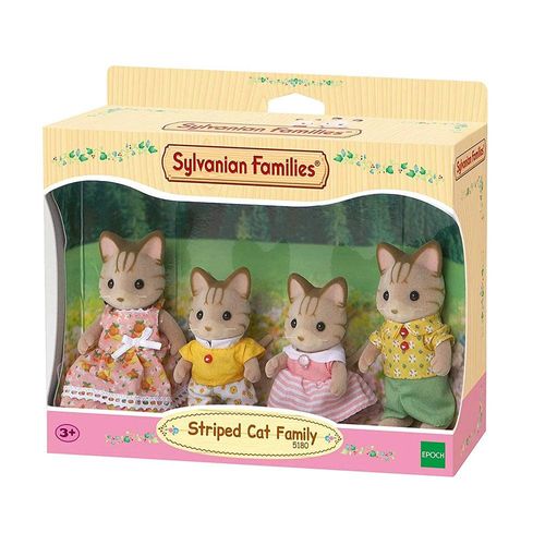 Sylvanian Families - Família dos Gatos Listrados - Epoch