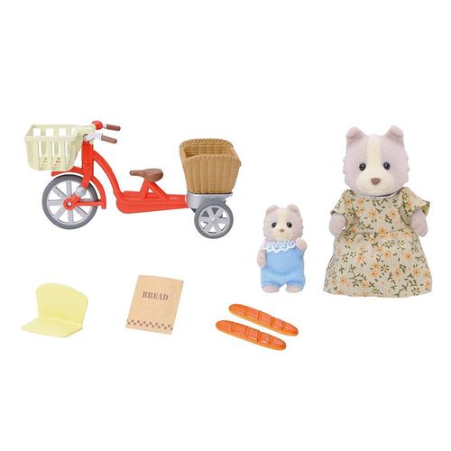 Sylvanian Families - De Bicicleta com a Mamãe - Epoch