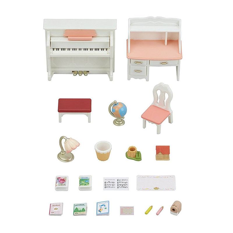 5284_Sylvanian_Families_Conjunto_Piano_com_Escrivaninha_Epoch_5