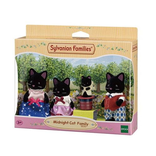 Sylvanian Families - Família dos Gatos Meia-Noite - Epoch