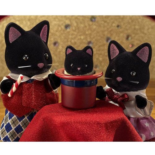 Sylvanian Families - Família dos Gatos Meia-Noite - Epoch