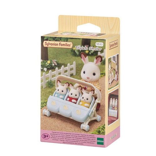 Sylvanian Families - Carrinho para Trigêmeos - Epoch