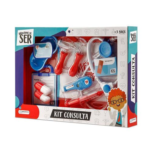Kit Consulta Médica - Brincando de Ser - Multikids