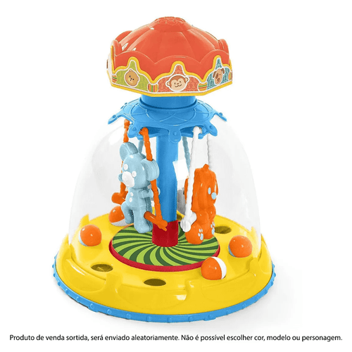 Brinquedo Pedagógico - Carrossel Mágico - Cores Sortidas - Tateti - Calesita
