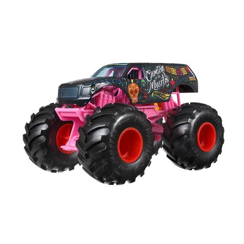 Carrinho Hot Wheels - Monster Trucks - 1:24 - Camión de Los Muertos - Mattel