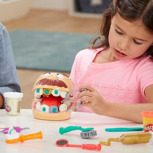 Massa de Modelar Play-Doh - Brincando de Dentista - Hasbro