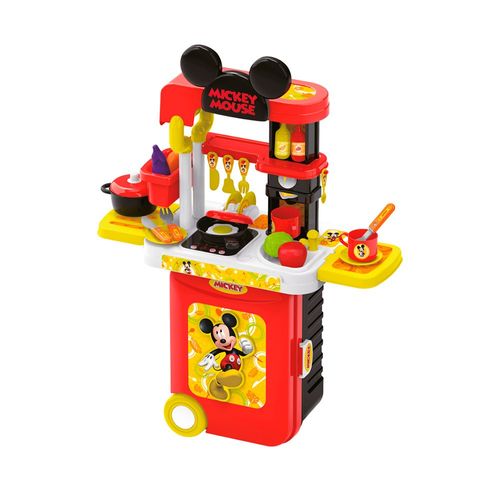 Maleta de Viagem Mickey Cozinha com Luz e Som - Multikids