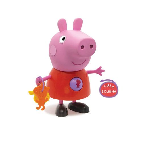 Boneca Articulada com Atividades - Peppa - Peppa Pig - Elka