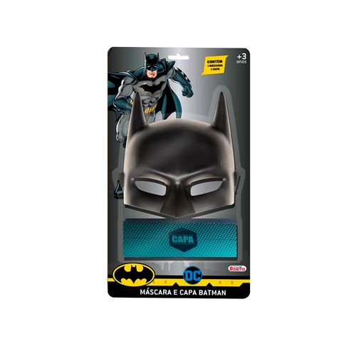 Kit Máscara com Capa Batman - DC Comics - Rosita