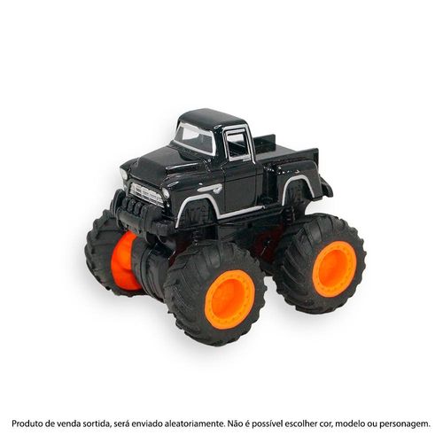 Carrinho de Fricção - Pick Up Monster - Cross Country - Cores Sortidas - Yes Toys