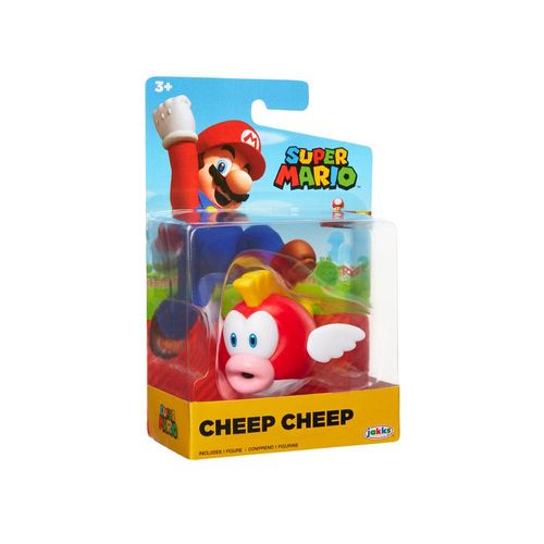 Mini Figura Super Mario - Cheep Cheep - 6 cm - Nintendo - Candide