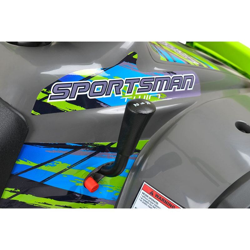 IGOD0100-Mini-Quadriculo-Eletrico-Infantil-Polaris-Sportsman-700-Twin-Verde-12-Volts-Peg-Perego-4