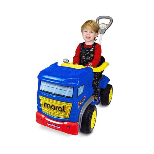 Mini Veículo de Passeio 2 em 1 - Pedal Truck - Azul - Maral