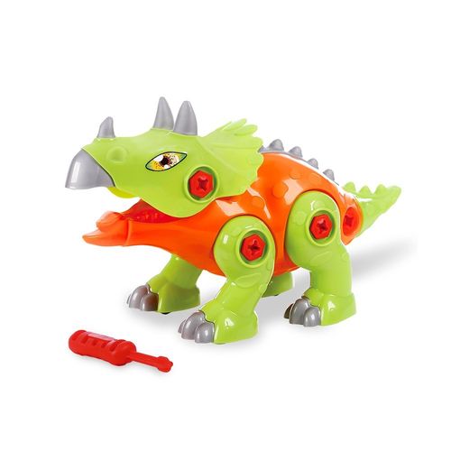 Brinquedo Pedagógico - Dinossauro Triceratops - 20 cm - Maral