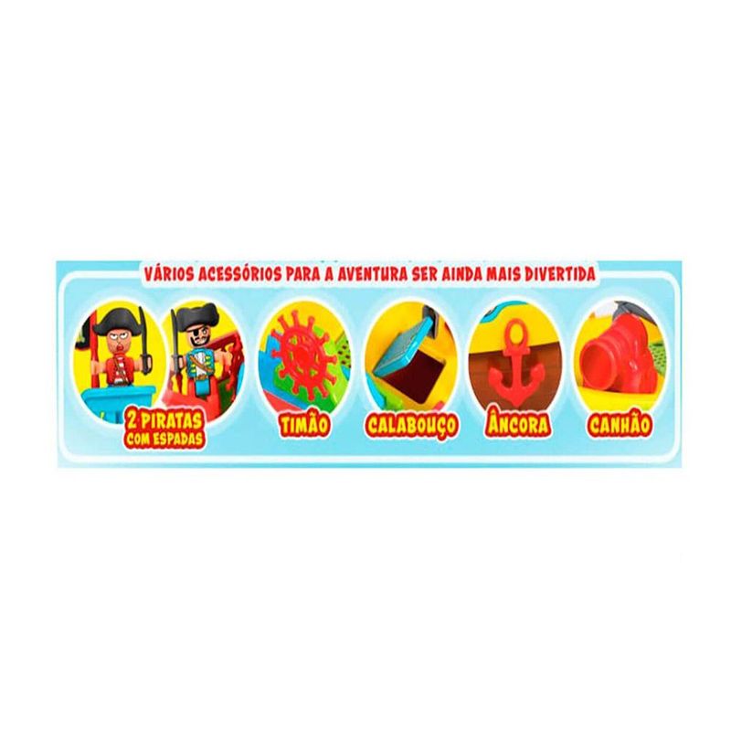 2121-Playset-com-Mini-Figuras-Barco-Pirata-Maral-2
