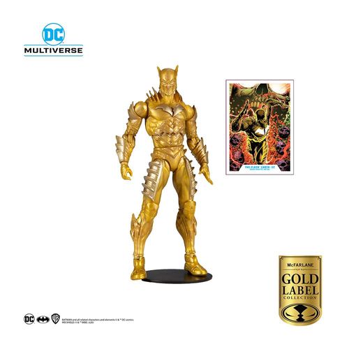 Figura Colecionável Flash Earth -52 - Dark Nights - Death Metal - DC Comics Multiverse - Fun