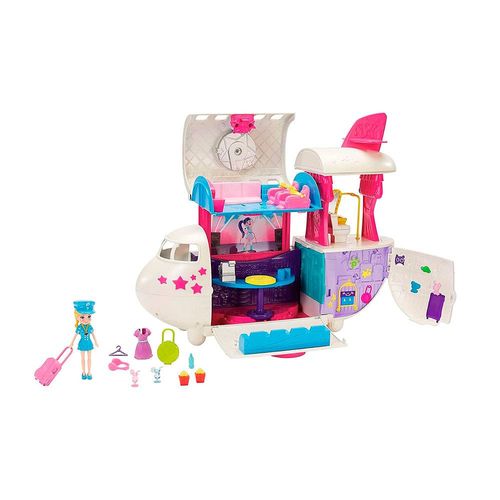 Playset Polly Pocket - Jatinho Fabuloso - Mattel