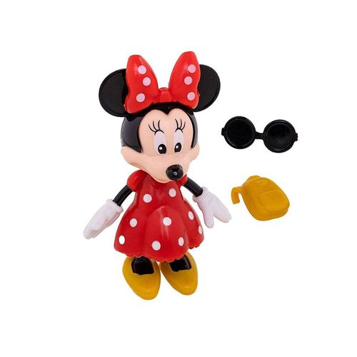 Boneca Flexível com Acessórios - Minnie - 10cm - Disney Júnior - Elka