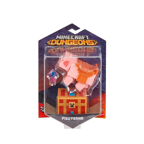 Figura Articulada - Minecraft - Dungeons - Piggy Bank - Mattel