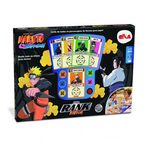 Jogo de Tabuleiro Rank Ninja - Naruto Shippuden - Elka