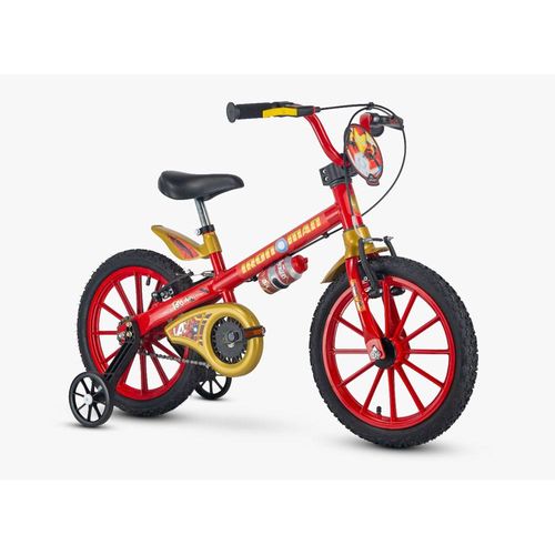 Bicicleta Infantil Aro 16 - Homem de Ferro - Marvel - Nathor