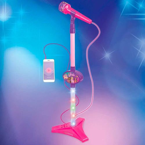 Microfone Infantil e Pedestal com Luzes - Brabie Dreamtopia - Fun