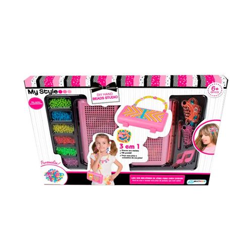 Kit de Pulseiras Montar - My Style - Beads Studio - Multikids