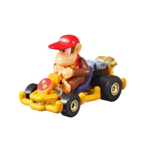 Carrinho Hot Wheels - Mario Kart - Diddy Kong - Pipe Frame - Mattel