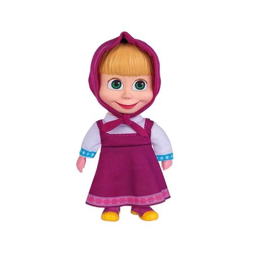 Boneca com Som - Masha e o Urso - Masha - 23 cm - Cotiplás