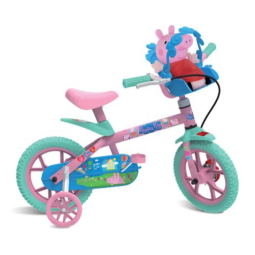 Bicicleta Infantil Aro 12 - Peppa Pig - Bandeirante