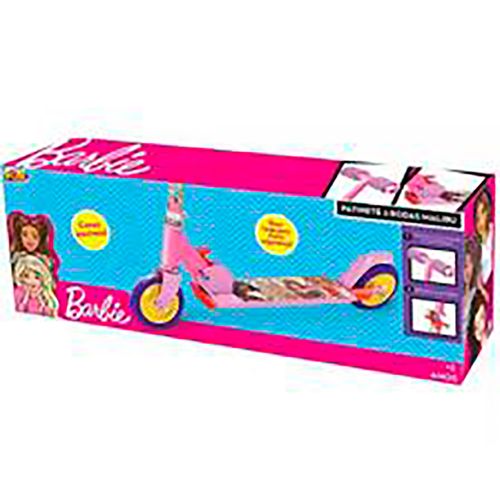 Patinete Barbie Malibu - 2 Rodas - Fun