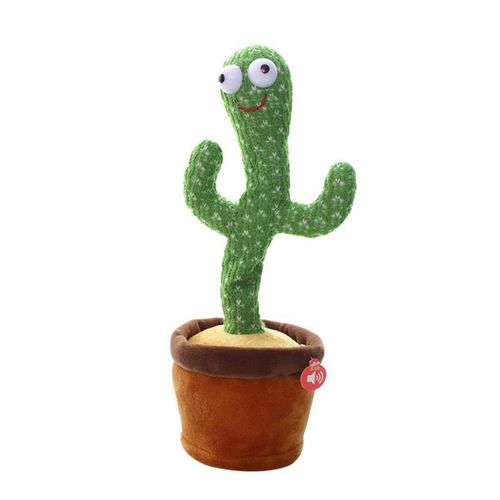 Cacto Dançante e Falante c/ Luzes - Repete a Fala - BBR Toys