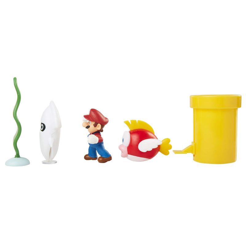 Conjunto-de-Mini-Figuras---Super-Mario---Undewater-Diorama---Candide--7-