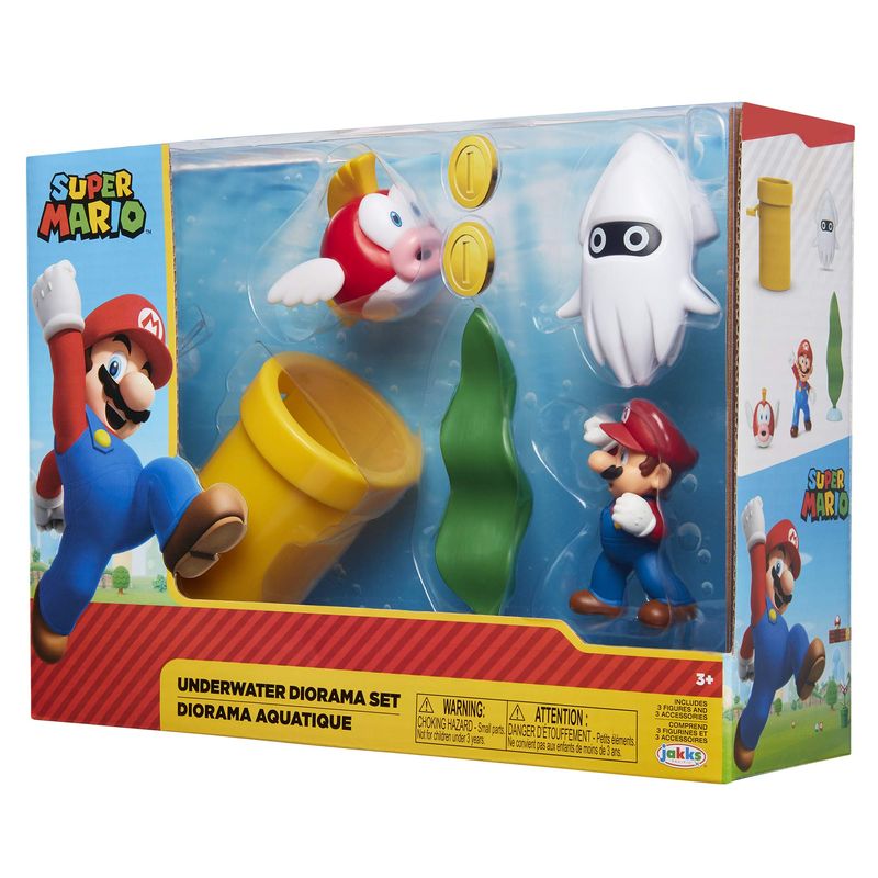 Conjunto-de-Mini-Figuras---Super-Mario---Undewater-Diorama---Candide--9-