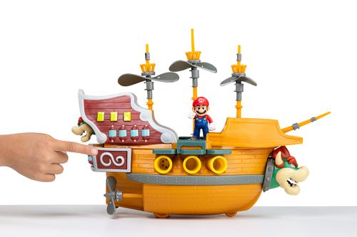 Playset Super Mario - Barco do Bowser - Candide