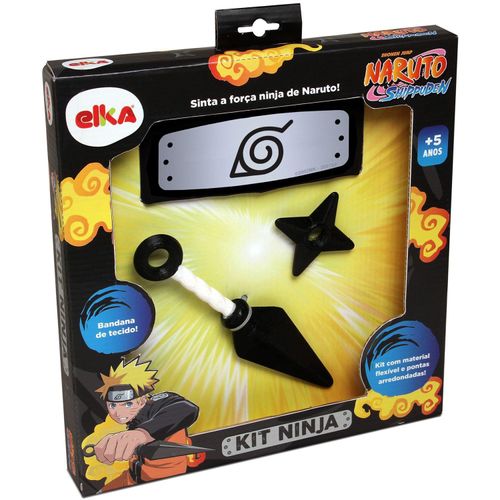 Kit Ninja - Naruto Shippuden - Conjunto de Acessórios - Elka