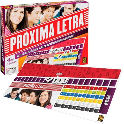 Jogo de Tabuleiro - Próxima Letra - Grow