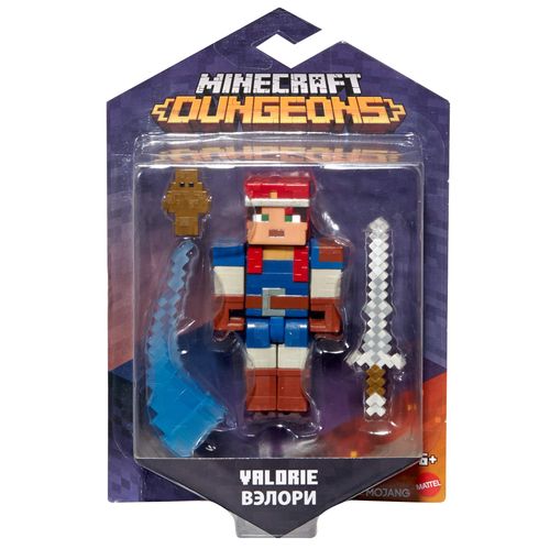 Figura Articulada - Minecraft - Dungeons - Valorie - Mattel