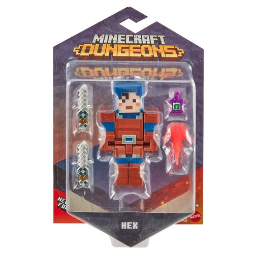 Figura Articulada - Minecraft - Dungeons - Hex - Mattel