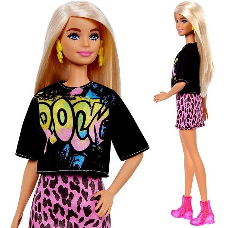 Boneca-Barbie-Fashionista-com-Estojo---Loira-Camiseta-Rock---155---Mattel--5-