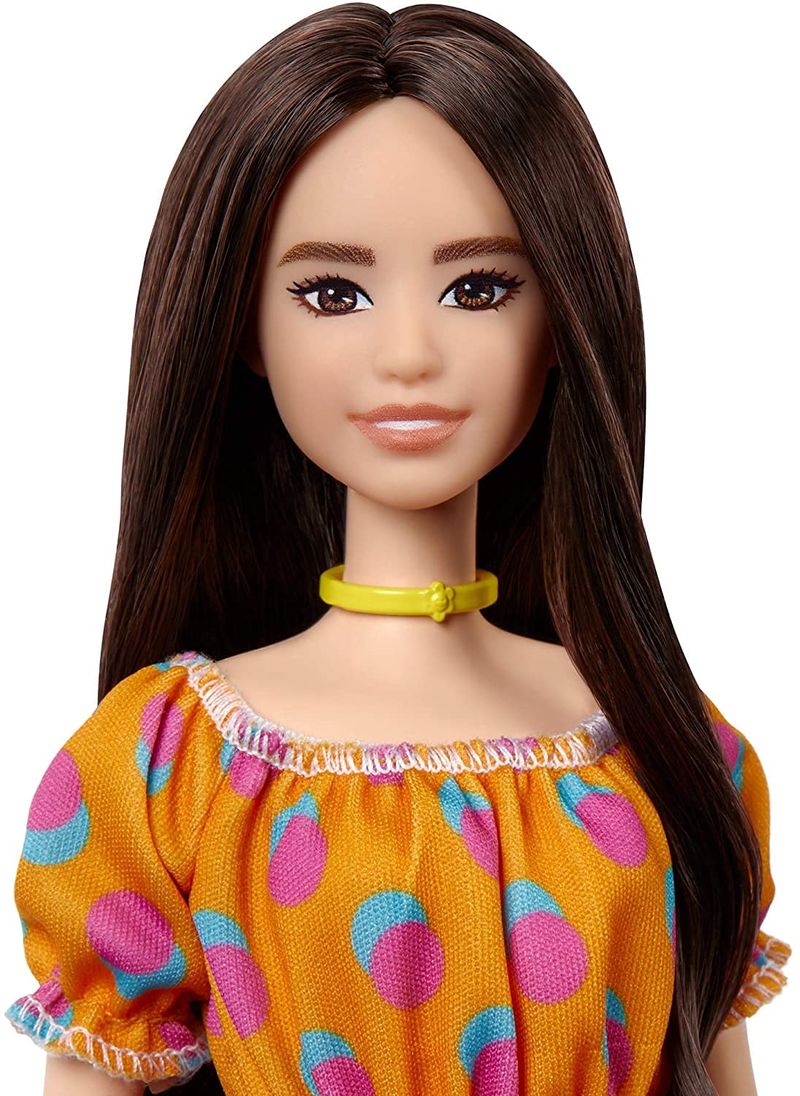 Boneca-Barbie-Fashionista-com-Estojo---Vestido-Laranja---160---Mattel--4-