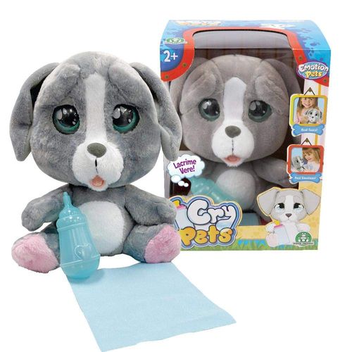 Pelúcia Cry Pets - Cachorro com Mamadeira - Multikids