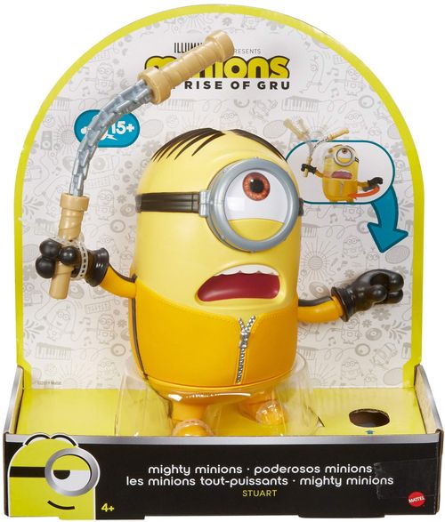 Figura de Ação - Poderosos Minions - Stuart - Minions - A Origem de Gru - Mattel