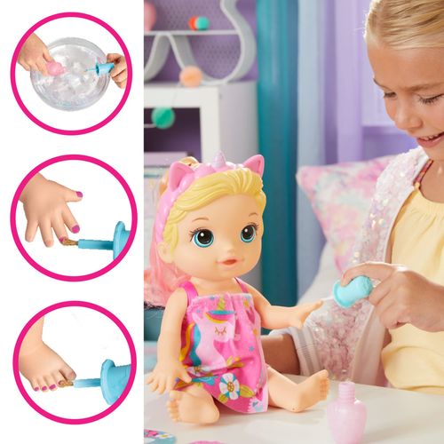 Boneca Baby Alive - Dia de Princesa - Glam Spa - Loira - Hasbro