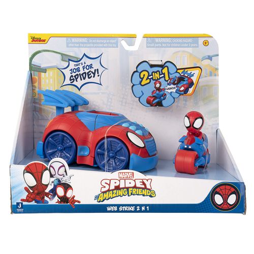 Veículo de Ataque 2 em 1 - Spidey And His Amazing Friends - Web Strike - Sunny